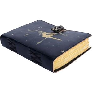 OVERDOSE Celestial Sun & moon Handmade vintage leather journal • Deckle edge paper, Blank spell book of shadows grimoire journal Moon Phase Totem Talisman Prints 6x8 inches 15x20 cm A5 - Publicité OVERDOSE Celestial Sun & moon Handmade vintage leather journal • Deckle edge paper, Blank spell book of shadows grimoire journal Moon Phase Totem Talisman Prints 6x8 inches 15x20 cm A5 - Publicité