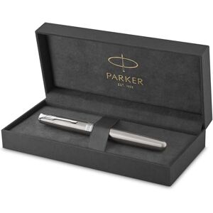 Parker Sonnet stylo roller acier inoxydable avec attributs palladium pointe fine encre noire coffret cadeau - Publicité Parker Sonnet stylo roller acier inoxydable avec attributs palladium pointe fine encre noire coffret cadeau - Publicité