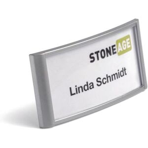 Durable Porte-badge CLASSIC avec aimant Format 30 x 65 mm Argent Boite de 10 854023 - Publicité Durable Porte-badge CLASSIC avec aimant Format 30 x 65 mm Argent Boite de 10 854023 - Publicité