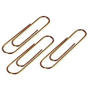 FOROFIS Boîte de 100 trombones dorés 25mm - Publicité FOROFIS Boîte de 100 trombones dorés 25mm - Publicité