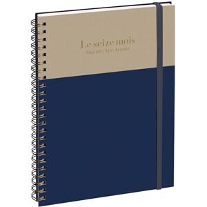 Exacompta 2001982E Agenda semainier de bureau SAD 20S Gustave 15 x 21 cm Septembre 2026 à décembre 2027-16 mois Marine/Grège - Publicité Exacompta 2001982E Agenda semainier de bureau SAD 20S Gustave 15 x 21 cm Septembre 2026 à décembre 2027-16 mois Marine/Grège - Publicité