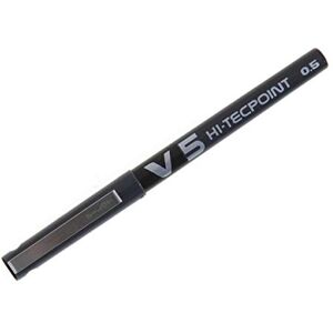 PILOT 1 Stylo roller Hi-tecpoint V5 rétractable 0,5 mm, Couleur Bleu - Publicité PILOT 1 Stylo roller Hi-tecpoint V5 rétractable 0,5 mm, Couleur Bleu - Publicité
