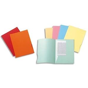 Exacompta Réf. 332000E Paquet de 50 chemises rigides avec 2 rabats SUPER 210 g/m² couleurs pastel chemises certifiées PEFC™- dimensions 24x32 cm pour documents format A4 5 couleurs assorties - Publicité Exacompta Réf. 332000E Paquet de 50 chemises rigides avec 2 rabats SUPER 210 g/m² couleurs pastel chemises certifiées PEFC™- dimensions 24x32 cm pour documents format A4 5 couleurs assorties - Publicité