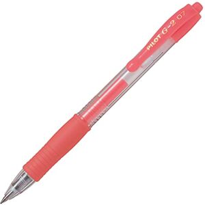 PILOT Stylo à encre gel G2 07 Fluo Rouge - Publicité PILOT Stylo à encre gel G2 07 Fluo Rouge - Publicité