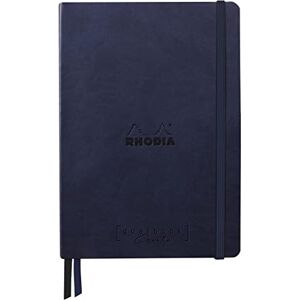 Rhodia 194449C Carnet Rigide Goalbook Creation Bleu Nuit A5 14,8 x 21 cm Pointillés Dot 160 pages Papier Clairefontaine Maya Noir Lisse 120 g/m² Couverture Simili Cuir - Publicité Rhodia 194449C Carnet Rigide Goalbook Creation Bleu Nuit A5 14,8 x 21 cm Pointillés Dot 160 pages Papier Clairefontaine Maya Noir Lisse 120 g/m² Couverture Simili Cuir - Publicité