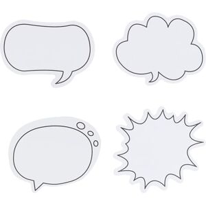 KZNKZN Lot de 120 feuilles de notes adhésives en 4 formes de dialogue – Notes autocollantes en forme d'animal mignon pour l'école, le bureau et une utilisation polyvalente - Publicité KZNKZN Lot de 120 feuilles de notes adhésives en 4 formes de dialogue – Notes autocollantes en forme d'animal mignon pour l'école, le bureau et une utilisation polyvalente - Publicité