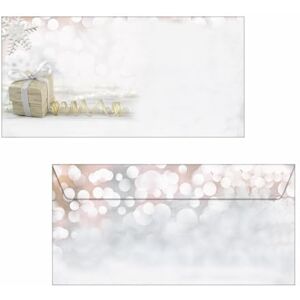 Sigel Du135 Paquet de 50 Enveloppes Dans Les Tons 90 G Or/Argent - Publicité Sigel Du135 Paquet de 50 Enveloppes Dans Les Tons 90 G Or/Argent - Publicité