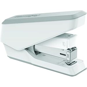 Fellowes Agrafeuse LX840 Easy Press™, Demi bande pour le bureau, moindre effort, revêtement Microban®, Ôte-agrafes intégré, pour agrafer jusqu'à 25 feuilles, pour agrafes 24/6 26/6 mm, Blanc, 5011701 - Publicité Fellowes Agrafeuse LX840 Easy Press™, Demi bande pour le bureau, moindre effort, revêtement Microban®, Ôte-agrafes intégré, pour agrafer jusqu'à 25 feuilles, pour agrafes 24/6 26/6 mm, Blanc, 5011701 - Publicité