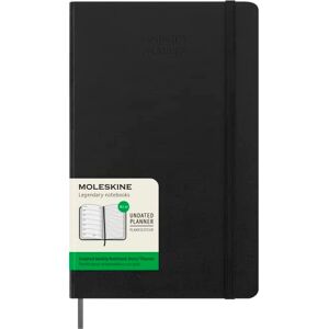 Moleskine Agenda Hebdomadaire Non Daté, Agenda Hebdomadaire Classique 12 Mois avec Couverture Rigide et Fermeture Élastique, Grand Format, 13 x 21 cm, Noir - Publicité Moleskine Agenda Hebdomadaire Non Daté, Agenda Hebdomadaire Classique 12 Mois avec Couverture Rigide et Fermeture Élastique, Grand Format, 13 x 21 cm, Noir - Publicité