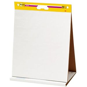 Post-It Super Sticky Meeting Charts, Pack de 1 Bloc avec 20 Feuilles, 584 mm x 508 mm, Couleur Blanche Paperboard Adhésif Repositionnable pour Réunions et Sessions de Brainstorming - Publicité Post-It Super Sticky Meeting Charts, Pack de 1 Bloc avec 20 Feuilles, 584 mm x 508 mm, Couleur Blanche Paperboard Adhésif Repositionnable pour Réunions et Sessions de Brainstorming - Publicité