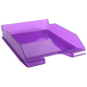 Exacompta Réf. 113219D 1 corbeille à courrier COMBO MIDI dimensions utiles 34 x 25 x 6,5 cm pour format A4+ peut contenir 500 feuilles couleur violet transparent glossy - Publicité Exacompta Réf. 113219D 1 corbeille à courrier COMBO MIDI dimensions utiles 34 x 25 x 6,5 cm pour format A4+ peut contenir 500 feuilles couleur violet transparent glossy - Publicité
