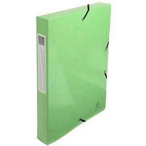 Exacompta Réf. 59923E 1 boite de classement avec élastiques IDERAMA en carte lustrée 600g/m2 Dos 4 cm dimensions 25 x 33 cm pour documents A4 couleur vert anis livrée montée - Publicité Exacompta Réf. 59923E 1 boite de classement avec élastiques IDERAMA en carte lustrée 600g/m2 Dos 4 cm dimensions 25 x 33 cm pour documents A4 couleur vert anis livrée montée - Publicité