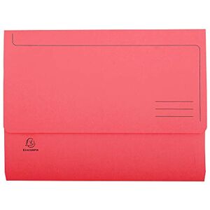 Exacompta Réf. 46775E Paquet de 50 chemises Poche avec soufflet de 32 mm SUPER 210 g/m² couleurs pastel chemises certifiées PEFC™ dimensions 24 x 32 cm pour A4 couleur rouge - Publicité Exacompta Réf. 46775E Paquet de 50 chemises Poche avec soufflet de 32 mm SUPER 210 g/m² couleurs pastel chemises certifiées PEFC™ dimensions 24 x 32 cm pour A4 couleur rouge - Publicité