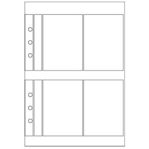 OBERTHUR Recharge Organiseur 21 Pochette de 3 étuis porte-cartes de visite en plastique transparent 15x21cm - Publicité OBERTHUR Recharge Organiseur 21 Pochette de 3 étuis porte-cartes de visite en plastique transparent 15x21cm - Publicité