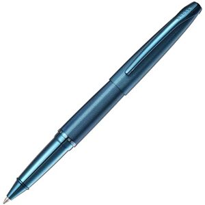 CROSS ATX Dark Blue PVD Etched Diamond Pattern w/Polished Dark Blue PVD Appointments Selectip Rollerball Pen - Publicité CROSS ATX Dark Blue PVD Etched Diamond Pattern w/Polished Dark Blue PVD Appointments Selectip Rollerball Pen - Publicité