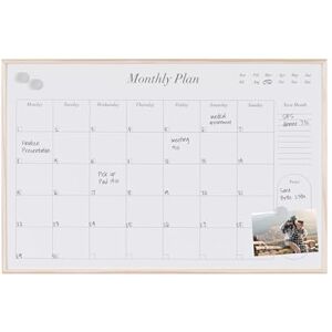Bi-Office Tableau Planificateur Magnétique Mensuel Earth New Basic, 40x60cm, Surface en Acier Laqué Imprimé, Cadre en Pin PEFC - Publicité Bi-Office Tableau Planificateur Magnétique Mensuel Earth New Basic, 40x60cm, Surface en Acier Laqué Imprimé, Cadre en Pin PEFC - Publicité