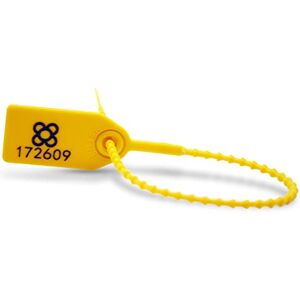 DOJA Barcelona Scelles Plastiques de Securite Jaune 200 unités 24 cm de Longueur Brides numérotées pour Valise, conteneurs, portes, camion, transport, logistique entre autres utilisations. Publicité DOJA Barcelona Scelles Plastiques de Securite Jaune 200 unités 24 cm de Longueur Brides numérotées pour Valise, conteneurs, portes, camion, transport, logistique entre autres utilisations. Publicité