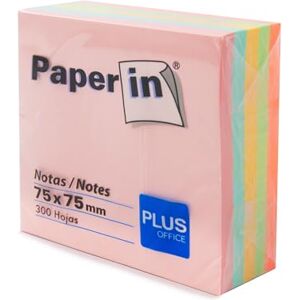 Plus Office Lot de 6 cubes de notes autocollantes multicolores pour bureau, école, université, pour notes rapides et rappels, lot de 300 feuilles de 5 couleurs pastel - Publicité Plus Office Lot de 6 cubes de notes autocollantes multicolores pour bureau, école, université, pour notes rapides et rappels, lot de 300 feuilles de 5 couleurs pastel - Publicité