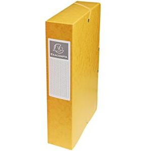Exacompta Réf. 50609E 8 boites de classement avec élastiques Exabox en carte lustrée 600g/m2 Dos 6 cm dimensions 25 x 33 cm pour documents A4 couleur jaune livrées montées - Publicité Exacompta Réf. 50609E 8 boites de classement avec élastiques Exabox en carte lustrée 600g/m2 Dos 6 cm dimensions 25 x 33 cm pour documents A4 couleur jaune livrées montées - Publicité