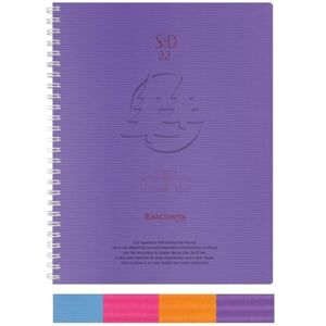 Exacompta 22447E Agenda semainier de bureau SAD 22S Linicolor 18,5 x 22,5 cm Septembre 2026 à décembre 2027 16 mois Coloris aléatoire - Publicité Exacompta 22447E Agenda semainier de bureau SAD 22S Linicolor 18,5 x 22,5 cm Septembre 2026 à décembre 2027 16 mois Coloris aléatoire - Publicité
