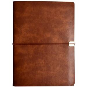 Catime Carnet de Notes en Simili Cuir, Journal Intime Vintage, Carnet de Voyage de 80 Pages Vierges, Antique Carnet de Dessin, Livre à Feuilles Mobiles A5, 23x17cm (Brun + Papier Kraft) - Publicité Catime Carnet de Notes en Simili Cuir, Journal Intime Vintage, Carnet de Voyage de 80 Pages Vierges, Antique Carnet de Dessin, Livre à Feuilles Mobiles A5, 23x17cm (Brun + Papier Kraft) - Publicité