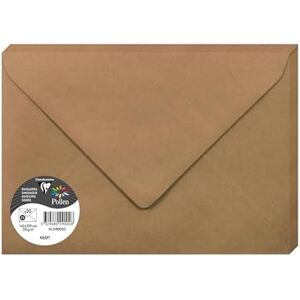 Clairefontaine 29002C Paquet de 20 Enveloppes Gommées Format C5 (16,2x22,9cm) 120g/m² Coloris Kraft Invitation Evènements et Correspondance Gamme Pollen Papier Premium Lisse - Publicité Clairefontaine 29002C Paquet de 20 Enveloppes Gommées Format C5 (16,2x22,9cm) 120g/m² Coloris Kraft Invitation Evènements et Correspondance Gamme Pollen Papier Premium Lisse - Publicité