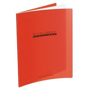 CONQUERANT Conquérant 36688 Cahier Classique Écriture Couverture Polypropylène Rigide Papier Rouge - Publicité CONQUERANT Conquérant 36688 Cahier Classique Écriture Couverture Polypropylène Rigide Papier Rouge - Publicité