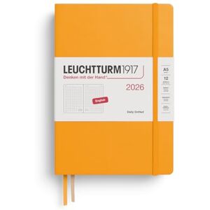 LEUCHTTURM1917 372782 Agenda journalier 2026 à pois Format moyen A5 (en anglais) - Publicité LEUCHTTURM1917 372782 Agenda journalier 2026 à pois Format moyen A5 (en anglais) - Publicité