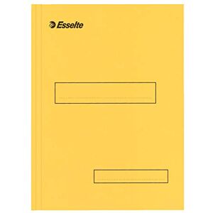 Leitz Esselte Boîte de 100 Sous-dossiers à 2 Rabats pour Dossiers Armoire et Tiroir 160 g Jaune - Publicité Leitz Esselte Boîte de 100 Sous-dossiers à 2 Rabats pour Dossiers Armoire et Tiroir 160 g Jaune - Publicité