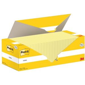 Post-It Notes Autocollantes, Pack Promo 18 Blocs + 6 GRATUITS, 100 Feuilles par Bloc, 76 mm x 76 mm, Jaune Pastel Feuillets Adhésifs pour Prise de Notes, Listes de Tâches et Rappels - Publicité Post-It Notes Autocollantes, Pack Promo 18 Blocs + 6 GRATUITS, 100 Feuilles par Bloc, 76 mm x 76 mm, Jaune Pastel Feuillets Adhésifs pour Prise de Notes, Listes de Tâches et Rappels - Publicité