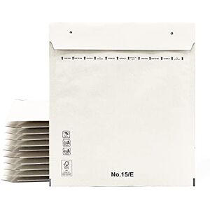 OFITURIA Enveloppes rembourrées, enveloppes d'expédition, sacs en papier avec intérieur à bulles, couleur blanche, sacs d'expédition avec fermeture adhésive (400 enveloppes, 220 x 260 mm) - Publicité OFITURIA Enveloppes rembourrées, enveloppes d'expédition, sacs en papier avec intérieur à bulles, couleur blanche, sacs d'expédition avec fermeture adhésive (400 enveloppes, 220 x 260 mm) - Publicité