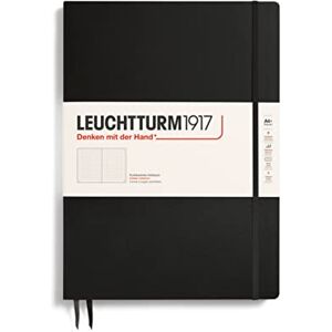 LEUCHTTURM1917 321149 Carnet master slim A4+ Pointillé 121 pages numérotées Noir - Publicité LEUCHTTURM1917 321149 Carnet master slim A4+ Pointillé 121 pages numérotées Noir - Publicité