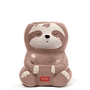 LEGAMI Porte-stylos en céramique, Sloth Théme, Desk Friends, peint à la main, Idée cadeau, Organisateur de bureau - Publicité LEGAMI Porte-stylos en céramique, Sloth Théme, Desk Friends, peint à la main, Idée cadeau, Organisateur de bureau - Publicité