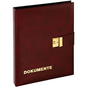 Pagna Porte-documents en cuir synthétique souple avec fermeture à sangle 4 anneaux - Publicité Pagna Porte-documents en cuir synthétique souple avec fermeture à sangle 4 anneaux - Publicité