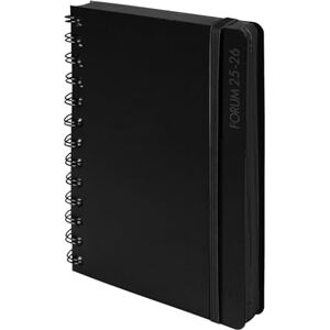 Exacompta 184277E Agenda Journalier Forum Black and Color Format 12 cm X 17 cm Couverture Polypro Spiralée Août 2026 à Juillet 2027 Coloris Noir - Publicité Exacompta 184277E Agenda Journalier Forum Black and Color Format 12 cm X 17 cm Couverture Polypro Spiralée Août 2026 à Juillet 2027 Coloris Noir - Publicité