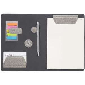 LHiDS Magnétique Business Portfolio Resume Padfolio Organizer, dossier A5 avec presse-papiers, trombone, bloc-notes, fermeture magnétique pour le travail, l'école et plus encore, Gris - Publicité LHiDS Magnétique Business Portfolio Resume Padfolio Organizer, dossier A5 avec presse-papiers, trombone, bloc-notes, fermeture magnétique pour le travail, l'école et plus encore, Gris - Publicité