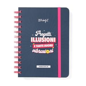 Mr. Wonderful Mr.Wonderful Agenda scolaire Wonder petit 2025-26 par semaine Projets, illusions et beaucoup de bonnes vibrations - Publicité Mr. Wonderful Mr.Wonderful Agenda scolaire Wonder petit 2025-26 par semaine Projets, illusions et beaucoup de bonnes vibrations - Publicité