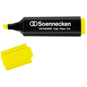 Soennecken Surligneur 2-5 mm, pointe biseautée, jaune - Publicité Soennecken Surligneur 2-5 mm, pointe biseautée, jaune - Publicité