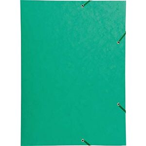 Exacompta Réf. 59515E 1 chemise à élastiques pour grand format pochette 3 rabats en carte lustrée 600 g/m2 dimensions 32 x 44 cm pour documents au format A3 couleur vert - Publicité Exacompta Réf. 59515E 1 chemise à élastiques pour grand format pochette 3 rabats en carte lustrée 600 g/m2 dimensions 32 x 44 cm pour documents au format A3 couleur vert - Publicité