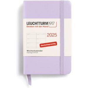 LEUCHTTURM1917 370558 Agenda semainier 2025 Mini A7, couverture rigide, planificateur 12 mois, 80 g, ligné, violet - Publicité LEUCHTTURM1917 370558 Agenda semainier 2025 Mini A7, couverture rigide, planificateur 12 mois, 80 g, ligné, violet - Publicité