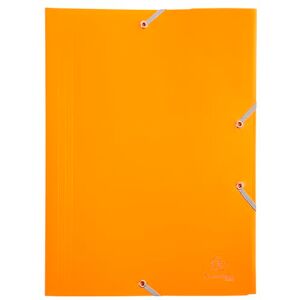Exacompta Réf. 55909E Carton de 30 chemises à élastiques économiques pochettes 3 rabats en polypropylène opaque dimensions 24 x 32 cm pour documents au format A4 couleur jaune - Publicité Exacompta Réf. 55909E Carton de 30 chemises à élastiques économiques pochettes 3 rabats en polypropylène opaque dimensions 24 x 32 cm pour documents au format A4 couleur jaune - Publicité
