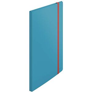 Leitz – Porte-Vues A4, 20 Pochettes Transparentes pour 40 Feuilles, 80 Vues, 3 Rabats, Bande Élastique, PP, Usage Bureau Maison École, Bleu Cosy, 46700019 - Publicité Leitz – Porte-Vues A4, 20 Pochettes Transparentes pour 40 Feuilles, 80 Vues, 3 Rabats, Bande Élastique, PP, Usage Bureau Maison École, Bleu Cosy, 46700019 - Publicité