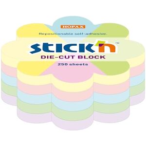 Mimbek Bloc-notes adhésives en forme de fleur 250 feuilles – Fabriqué en papier – Assortiment de couleurs pastel – Dimensions 6,7 x 6,7 cm - Publicité Mimbek Bloc-notes adhésives en forme de fleur 250 feuilles – Fabriqué en papier – Assortiment de couleurs pastel – Dimensions 6,7 x 6,7 cm - Publicité