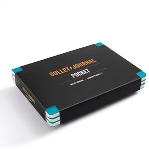LEUCHTTURM1917 373023 Bullet Journal Pocket, 14,3x10,3 cm, 46 double pages numérotées, Pointillé, Turquoise25, set de 3 - Publicité LEUCHTTURM1917 373023 Bullet Journal Pocket, 14,3x10,3 cm, 46 double pages numérotées, Pointillé, Turquoise25, set de 3 - Publicité