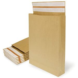 OFITURIA Enveloppes en papier kraft avec double bande de silicone de 3 soufflets pour l'expédition et l'emballage. Sacs en papier pour envoyer des vêtements, des accessoires, etc. Publicité OFITURIA Enveloppes en papier kraft avec double bande de silicone de 3 soufflets pour l'expédition et l'emballage. Sacs en papier pour envoyer des vêtements, des accessoires, etc. Publicité