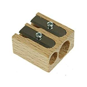 M + R M+R Taille-crayon double en bois (hêtre) pour crayons de 8,2 mm à 11,2 mm, double taille-crayon - Publicité M + R M+R Taille-crayon double en bois (hêtre) pour crayons de 8,2 mm à 11,2 mm, double taille-crayon - Publicité