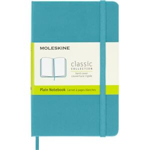 Moleskine CARNET BLANC POCHE RIGIDE BLEU LAGON - Publicité Moleskine CARNET BLANC POCHE RIGIDE BLEU LAGON - Publicité