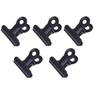 Cmis Kbei Lot de 5 pinces à lettres en acier inoxydable noir en métal (31 mm) - Publicité Cmis Kbei Lot de 5 pinces à lettres en acier inoxydable noir en métal (31 mm) - Publicité