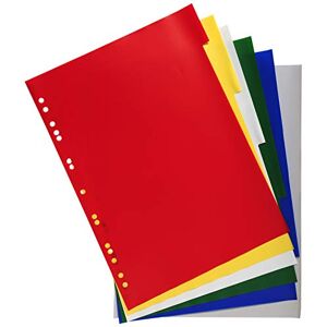 EXACOMPTA Réf. 83H Intercalaires en polypropylène souple avec 6 onglets neutres Indéchirables Format à classer A4 maxi Dimensions 24,5 x 29,7 cm Couleurs assorties - Publicité EXACOMPTA Réf. 83H Intercalaires en polypropylène souple avec 6 onglets neutres Indéchirables Format à classer A4 maxi Dimensions 24,5 x 29,7 cm Couleurs assorties - Publicité