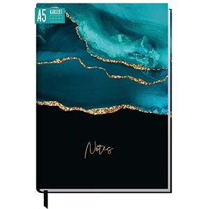 Häfft Carnet de notes A5 quadrillé "turquoise brillante" de Trendstuff by 124 pages, 62 feuilles idéal comme journal intime, livre d'idées, cahier d'écriture durable & respectueux au climat - Publicité Häfft Carnet de notes A5 quadrillé "turquoise brillante" de Trendstuff by 124 pages, 62 feuilles idéal comme journal intime, livre d'idées, cahier d'écriture durable & respectueux au climat - Publicité